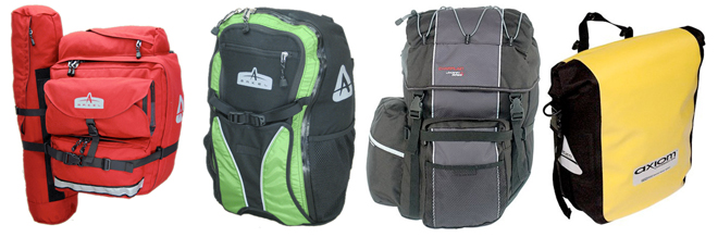 four popular bicycle panniers