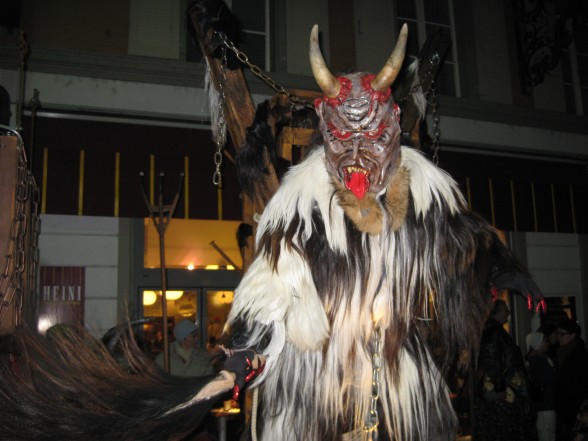 devil beast costume bull horns