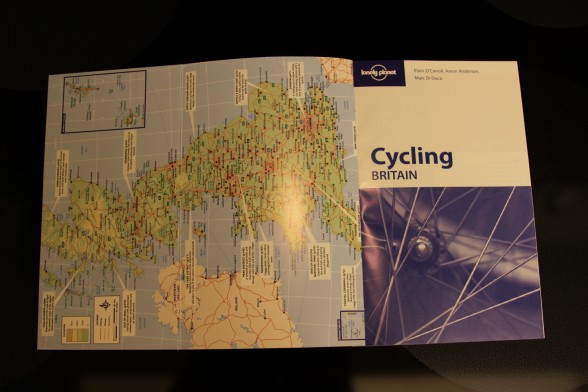 Cycling map of Britain