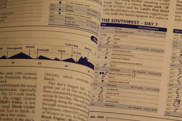lonely planet cycling guide cue sheets
