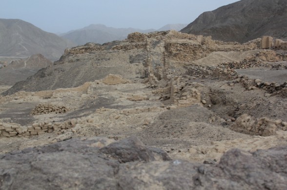 pardeones ruins near nazca peru