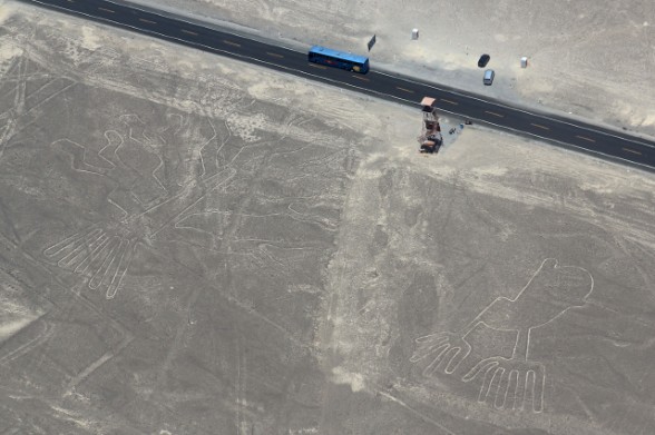 see the nazca lines from the ground