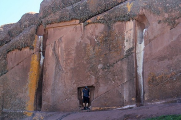 stone doorway in southern peru