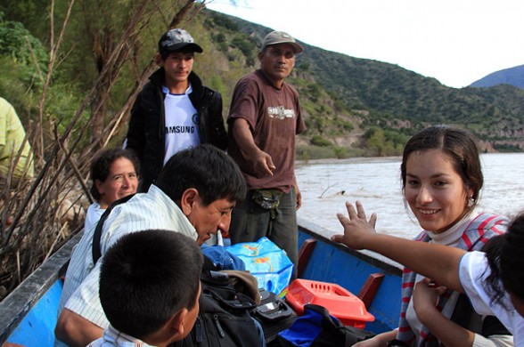 ayacucho river bus boat crossing