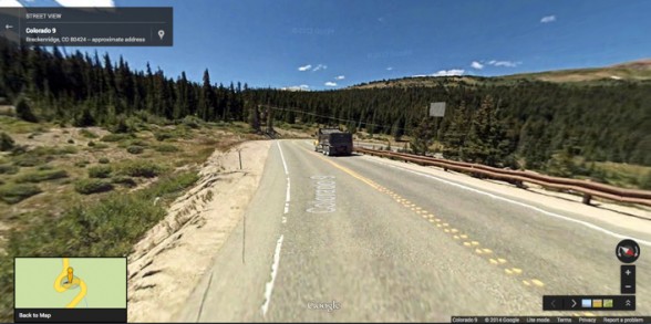 bicycling with google street view