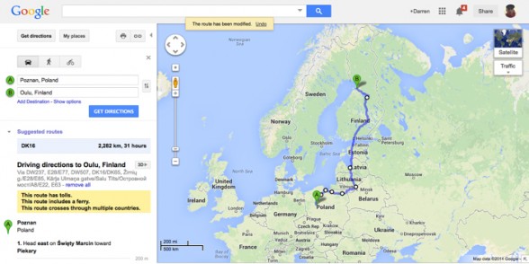 cycling from poland to finland
