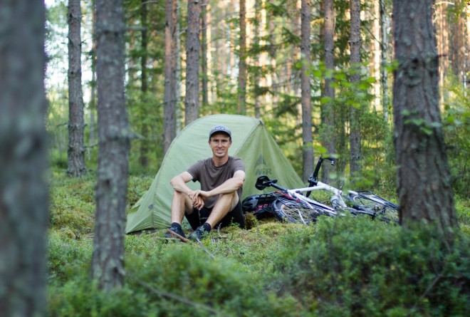 bicycle camper