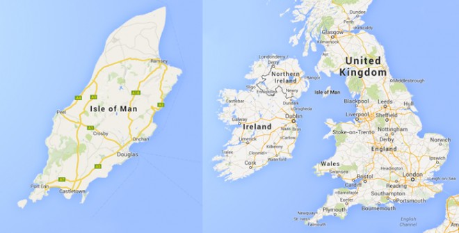 Where is the Isle of Man? - Map of the Isle of Man