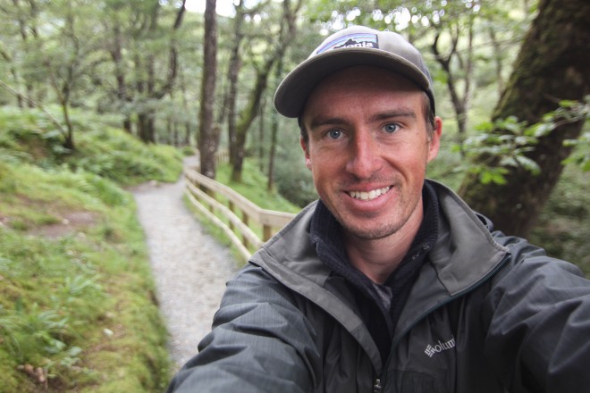 Darren Alff selfie from Glendalough Ireland