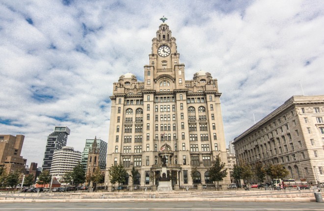 Capital Building in Liverpool, England