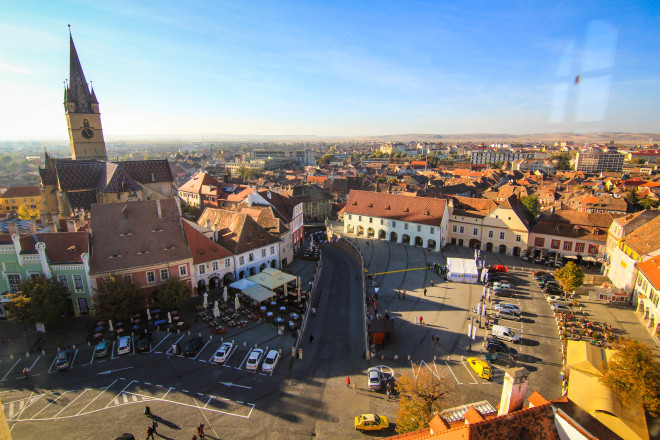 Sibiu Romania small square
