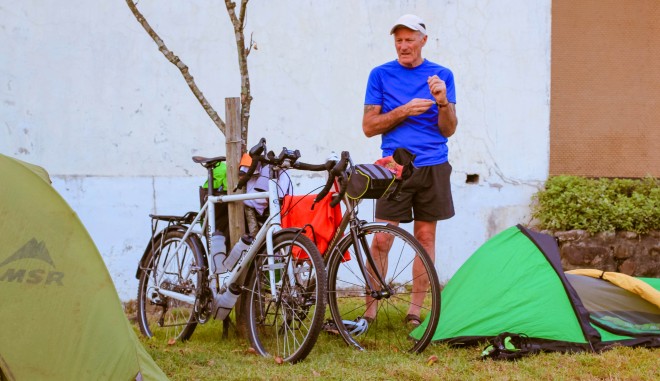 cycle touring and camping in asia