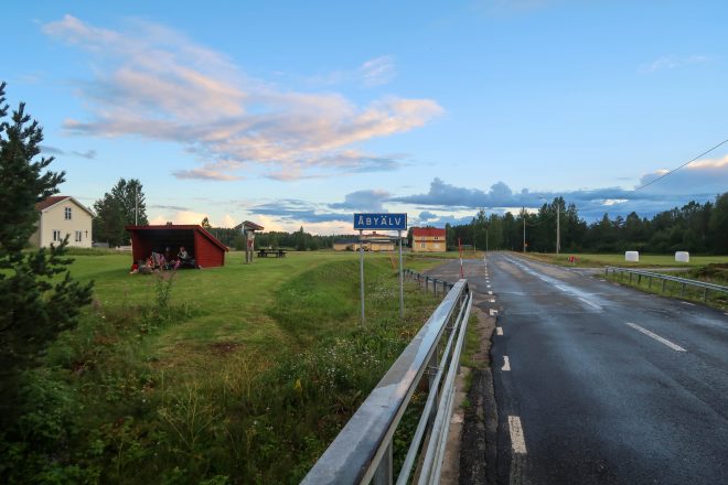 Åbyälv, Sweden roadside shelter