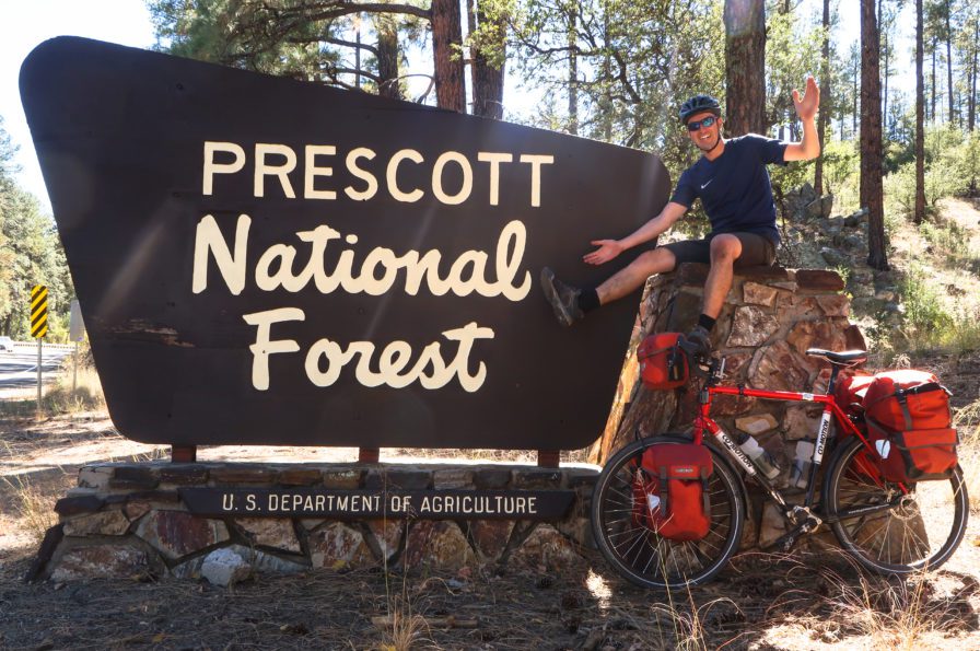 cycling in Prescott National Forest