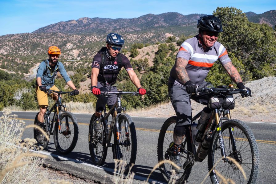 bicycle touring pro readers on a bike ride in santa fe new mexico