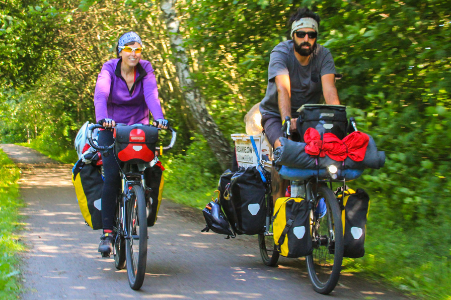 long distance bicycle touring