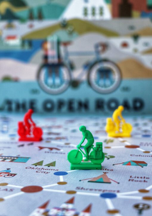 The Open Road - Board Game Cycling Pieces
