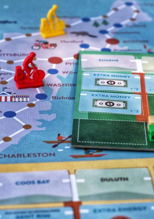 The Open Road - Board Game playing cards and pieces