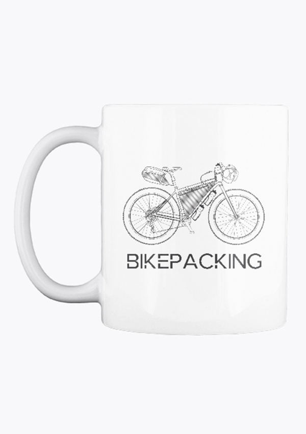 BIKEPACKING coffee cup - handle on the left