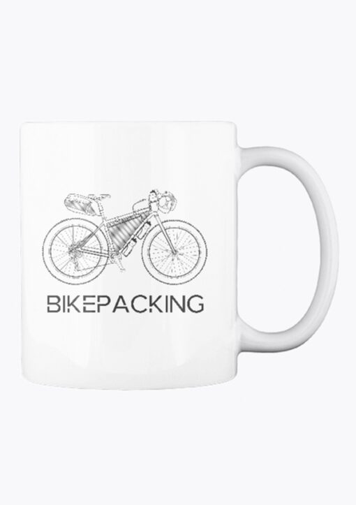 BIKEPACKING coffee/tea cup with handle on the right