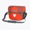 red waterproof handlebar bag