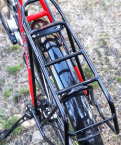 Top view of the Tubus Cargo Evo bicycle rack