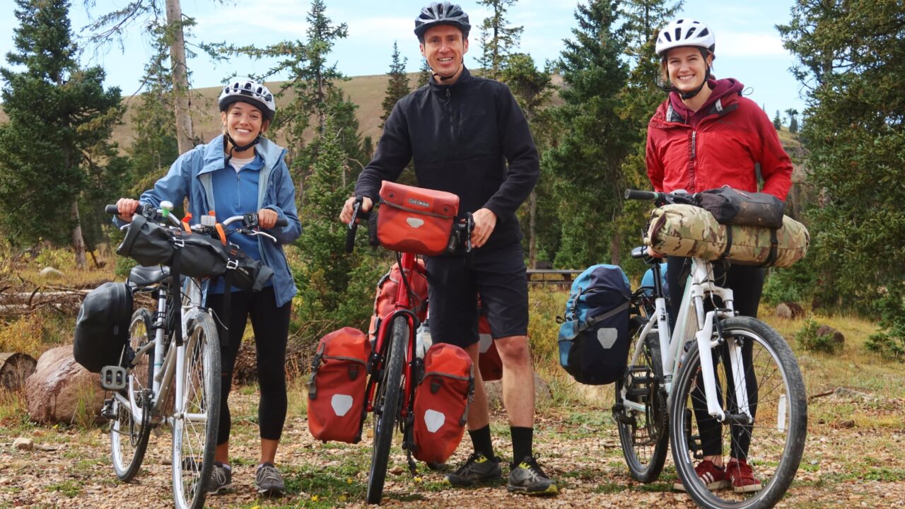Claire Simpson, Darren Alff and Caroline Bikepacking in Utah Video