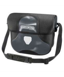 Black Ortlieb Classic Ultimate 6 waterproof handlebar bag for bicycle touring