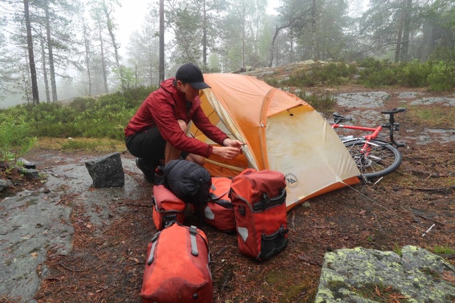 Bicycle Touring Pro's Cold Weather Bike Camping